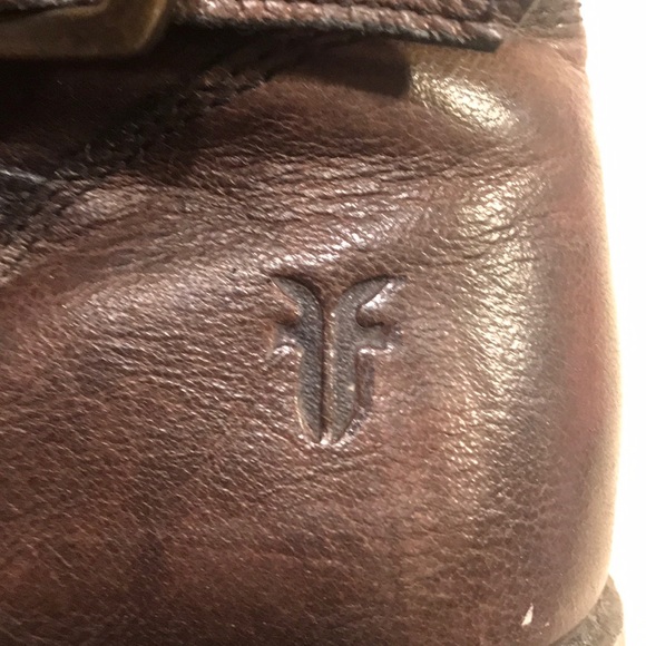 Frye Buckle Slouch Boots with Piping Detail - Picture 7 of 8